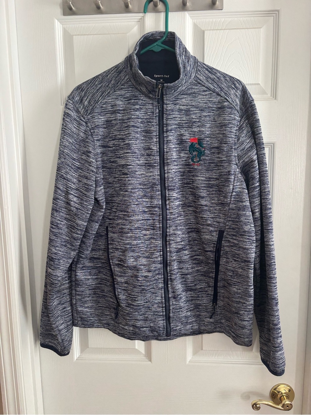 MPCC - Monterey Peninsula country club - Tek Navy Heathered Full-Zip Jacket
